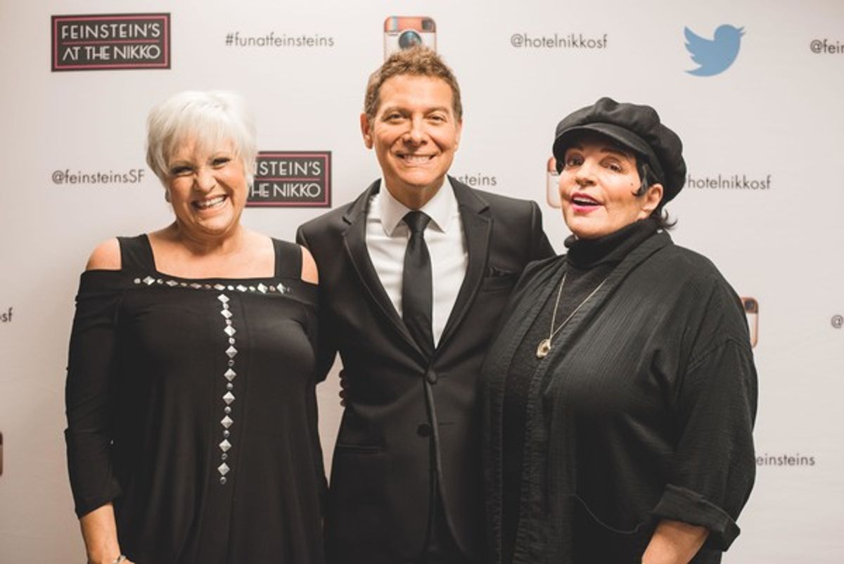 Lorna Luft, Michael Feinstein and Liza Minnelli at 